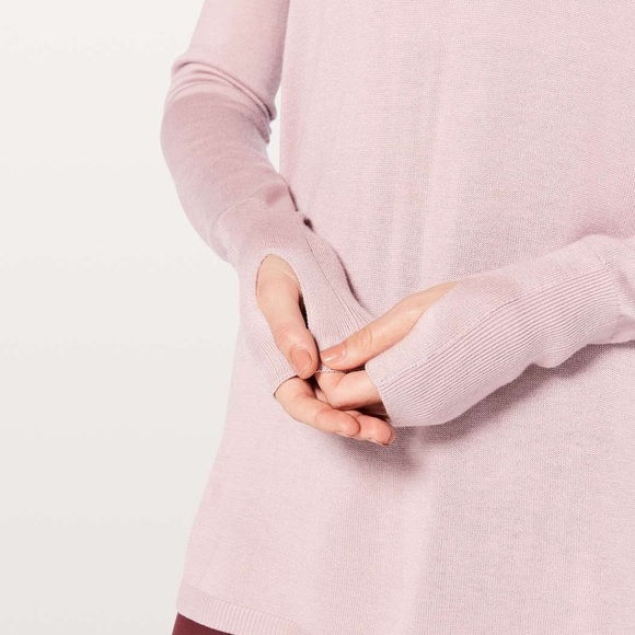 Lululemon Bring It Backbend Sweater Porcelain Pink - Picture 5 of 12